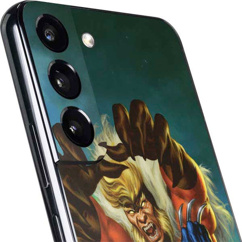 Marvel X-Men Wolverine Vs Sabretooth Galaxy S22 Skin